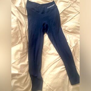Pcheebum navy v waist leggings